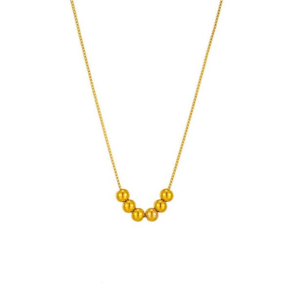 Gold Ball Anklet