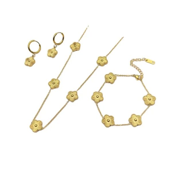 Four Leaf Clover Jewelry Set