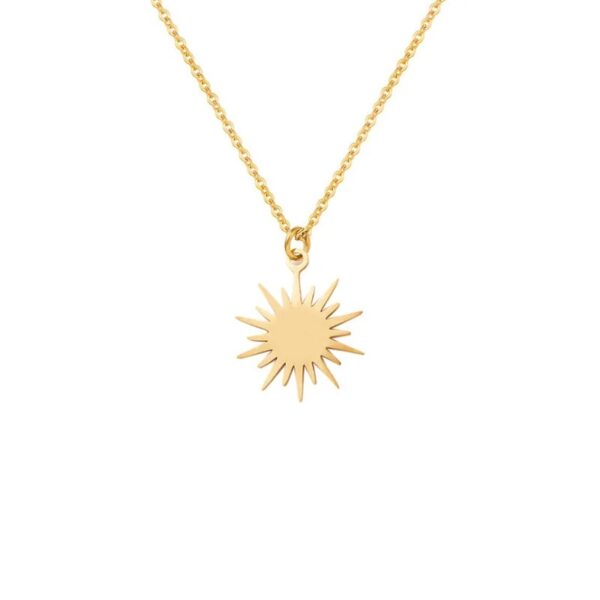 sunburst pendant necklace
