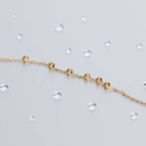 خلخال الخرزات الناعم