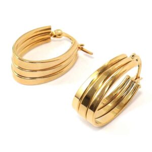 اقراط الثلاث طبقات